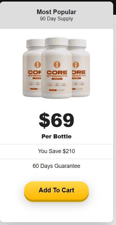 CoreStrength   - 3 Bottle